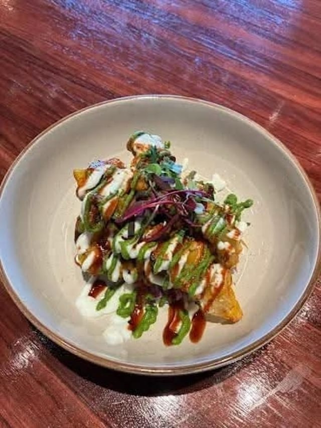 Aloo Tikki Chaat.